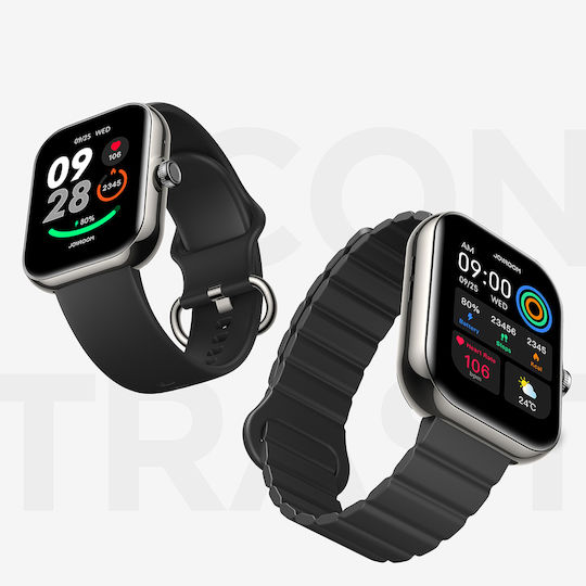 Joyroom JR-FT5 Plus Smartwatch with Heart Rate Monitor (Black) view 2