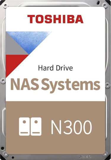 Toshiba N300 NAS 12TB HDD Hard Drive 3.5" SATA III 7200rpm with 512MB Cache HDWG51CUZSVA vue 2