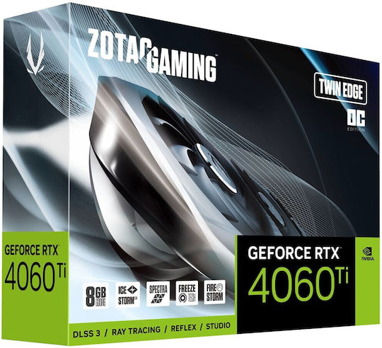 Zotac GeForce RTX 4060 Ti 8GB GDDR6 Twin Edge OC Graphics Card vue 4