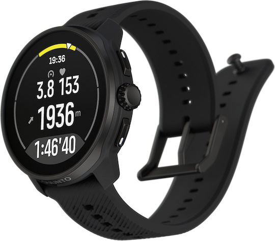 Suunto Race S Stainless Steel 45mm Waterproof Smartwatch with Heart Rate Monitor (Black) view 2