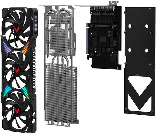 PNY GeForce RTX 4070 Super 12GB GDDR6X OC XLR8 ARGB TF Verto Graphics Card view 7