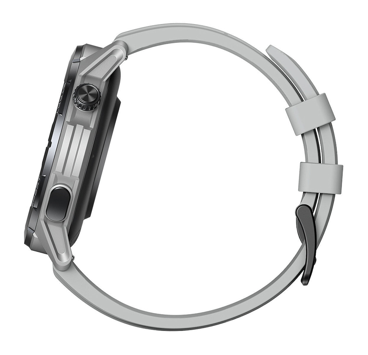 Zeblaze Stratos 3 Ultra Stainless Steel 52mm Waterproof Smartwatch with Heart Rate Monitor White vue 2
