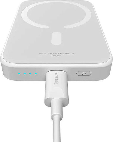 Baseus Mini MagSafe Power Bank 6000mAh 20W with USB-C Port White view 5