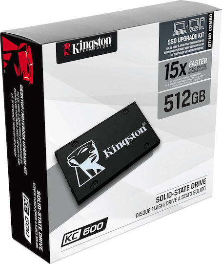 Kingston KC600 SSD 512GB 2.5'' Type with SATA III Connection SKC600/512G view 3