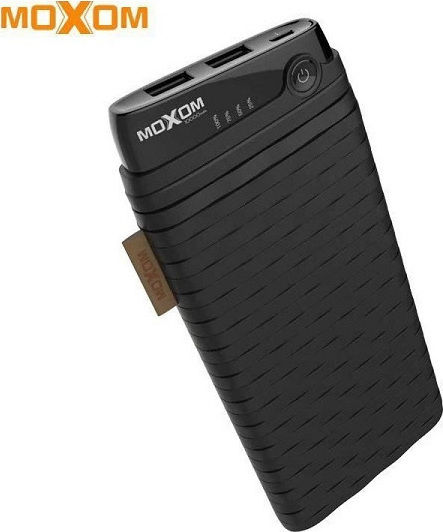 Moxom MCK-011 Power Bank 10000mAh with 2 USB-A Ports Black view 2