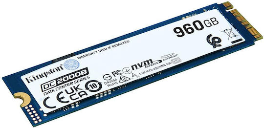 Kingston DC2000B SSD 960GB M.2 Type with PCI Express 4.0 Protocol Compatible with PlayStation 5