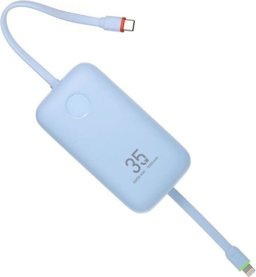 Veger Power Bank 10000mAh 35W with USB-A Port and USB-C Port Power Delivery Blue view 2