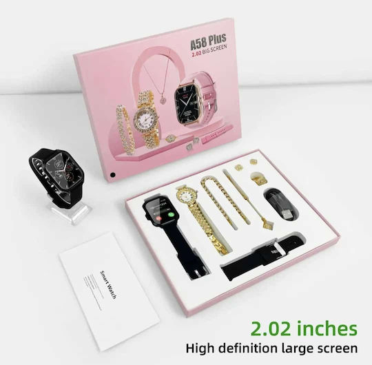 A58 Smartwatch (Black) view 1