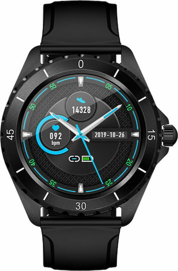 DAS.4 SG40 Smartwatch with Heart Rate Monitor (Black)