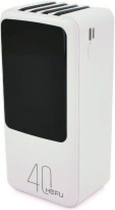 Hepu XL Power Bank 40000mAh with 4 USB-A Ports and 2 USB-C Ports White
