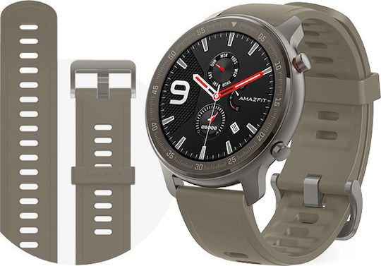 Amazfit GTR Titanium 47mm Waterproof Smartwatch with Heart Rate Monitor (Gray) view 2