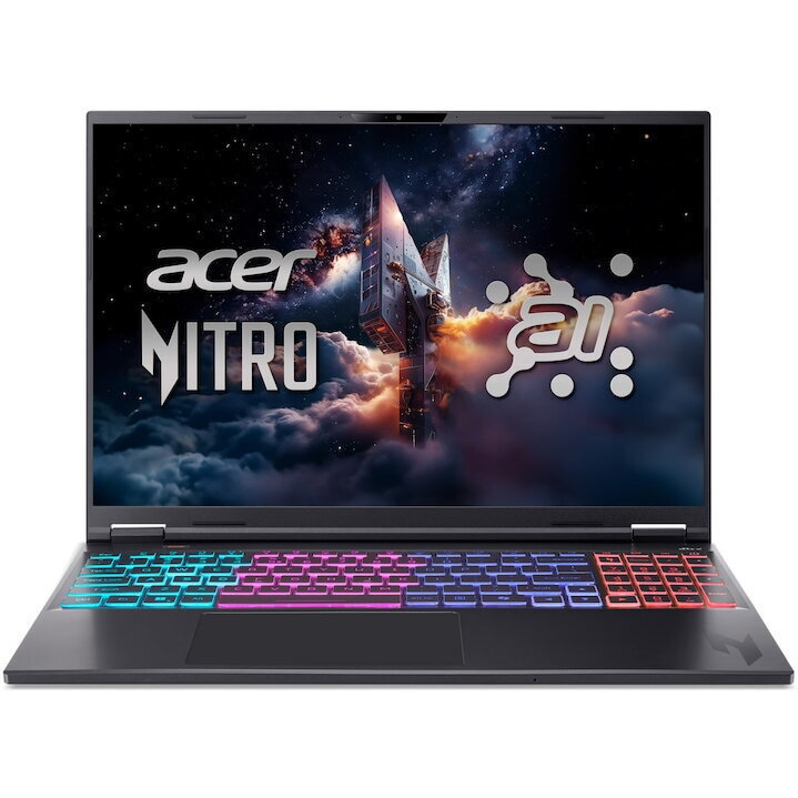 Acer Nitro 16S AI 16" IPS QHD+ 180Hz (Ryzen AI 300 Series-350/16GB/1TB SSD/GeForce RTX 5070/No OS) (International English Keyboard)