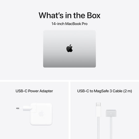 Apple MacBook Pro 14" (2024) 14.2" Retina Display 120Hz (M4-10-core/16GB/1TB SSD) Silver (GR Keyboard) view 8
