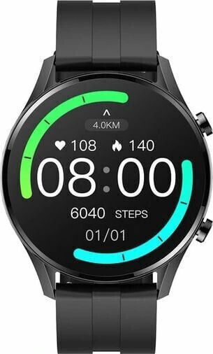 Imilab W12 Waterproof Smartwatch with Heart Rate Monitor (Black)