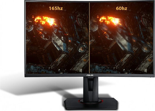 Asus TUF Gaming VG27WQ VA HDR Curved Gaming Monitor 27" QHD 2560x1440 165Hz with Response Time 4ms GTG view 3