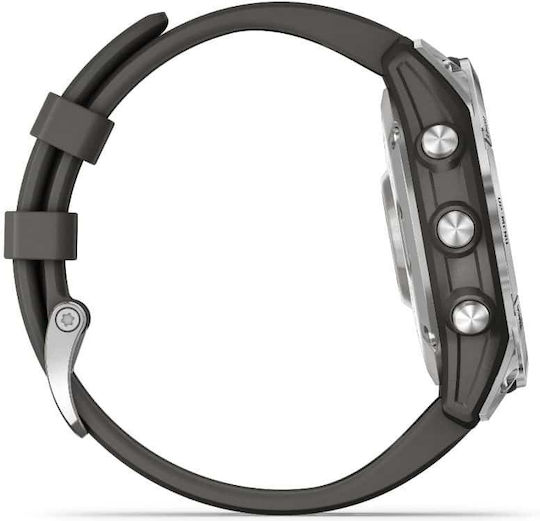 Garmin Epix (Gen 2) Stainless Steel 47mm Waterproof Smartwatch with Heart Rate Monitor (Slate Steel) view 9