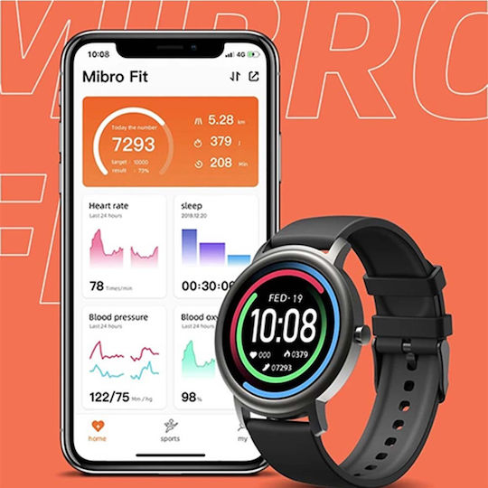 Mibro Air Smartwatch with Heart Rate Monitor (Black) view 7