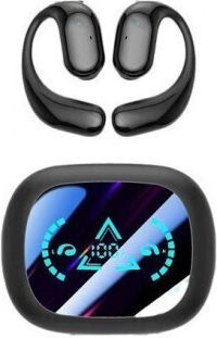 M64 Open Ear Bluetooth Handsfree Earphones with Charging Case Black view 1