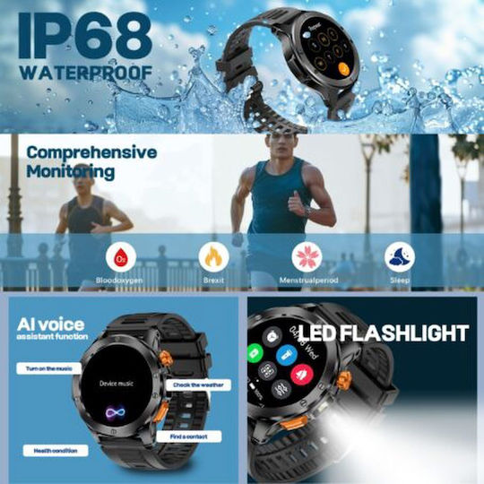 V21 Smartwatch (Black) view 4