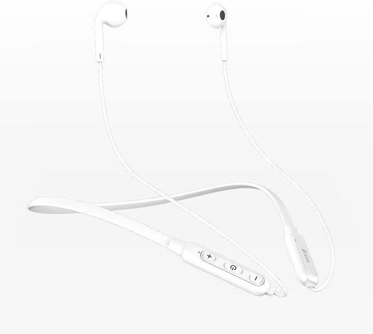 Devia SMART NECKLACE Earbud Bluetooth Handsfree Earphones White view 1