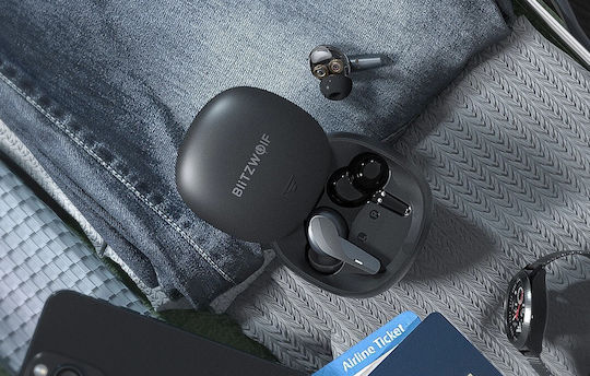 BlitzWolf BW-FYE15 In-ear Bluetooth Handsfree Earphones with Sweat Resistance and Charging Case Black view 5