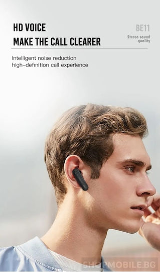 XO BE11 Earbud Bluetooth Handsfree Earphone White view 5