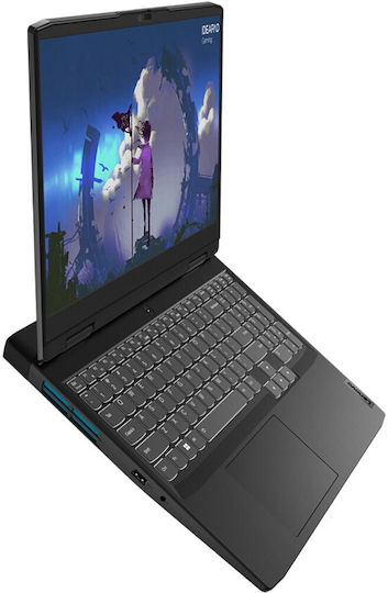 Lenovo IdeaPad Gaming 3 15IAH7 15.6" IPS FHD 120Hz (i7-12650H/16GB/512GB SSD/GeForce RTX 3060/W11 Home) Onyx Grey (International English Keyboard) view 4