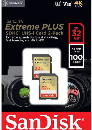 Sandisk Extreme SDHC 32GB Class 10 U3 V30 UHS-I Ansicht 3
