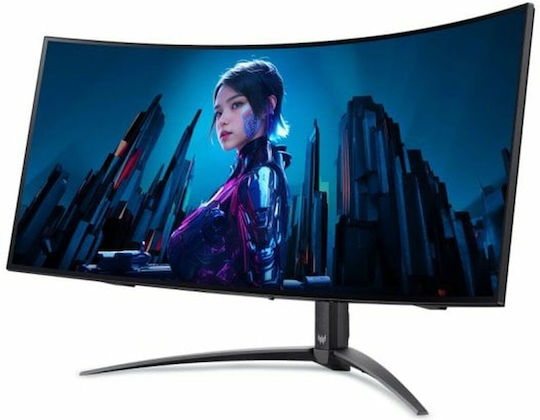 Acer Predator X34Xbmiiphuzx OLED HDR Gaming Monitor 34" 3440x1400 240Hz with Response Time 0.03ms GTG view 3