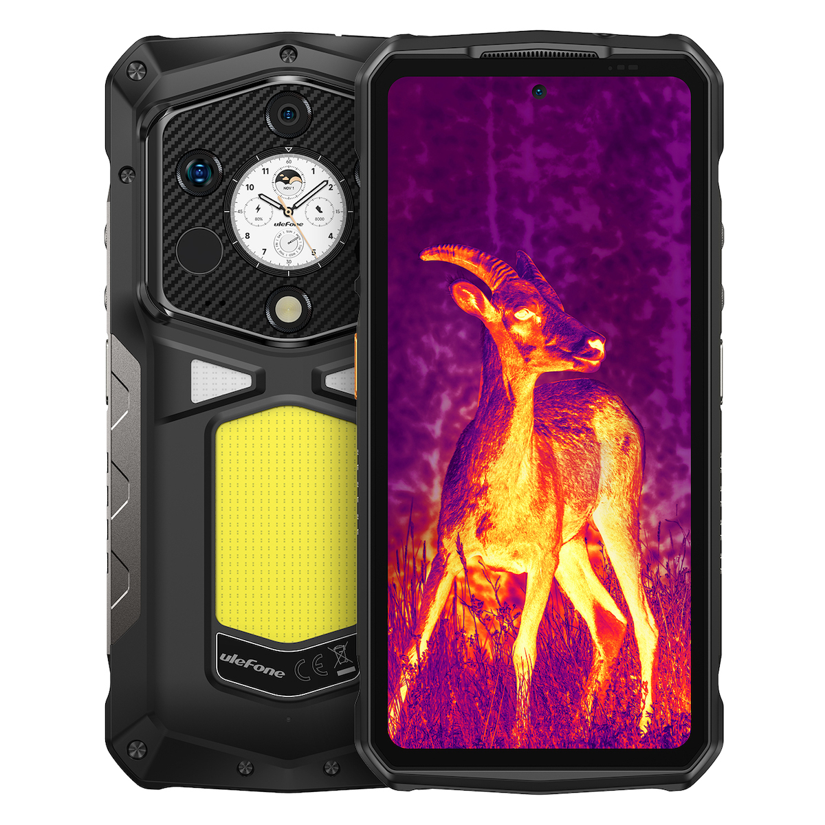 Ulefone Armor 29 Pro Thermal 5G Dual SIM (16GB/512GB) Resistant Smartphone Black view 1