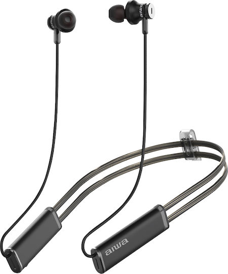 Aiwa ESTBTN-880 In-ear Bluetooth Handsfree Earphones with Sweat Resistance Black
