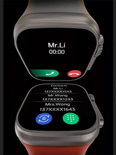 S8 Ultra 49mm Smartwatch with Heart Rate Monitor (Black) view 2