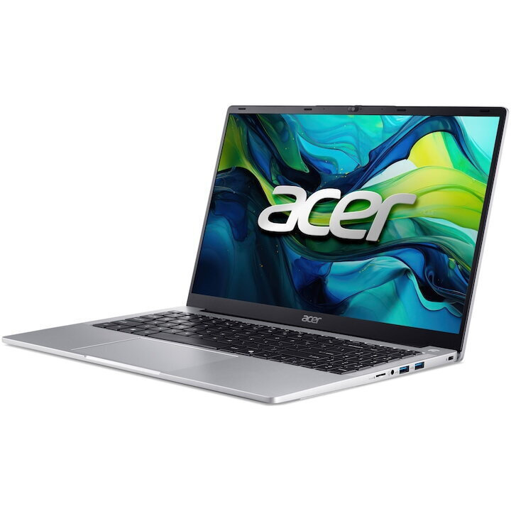 Acer Aspire Lite 15 15.6" IPS FHD (Celeron-N4500/8GB/256GB SSD/No OS) Silver (International English Keyboard) view 3