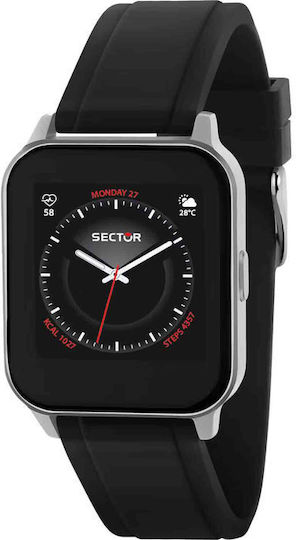 Sector S05 Smartwatch with Heart Rate Monitor (Black)