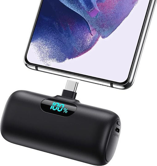 Portable K53-TYPE-C Power Bank 5000mAh 15W Power Delivery Black view 1