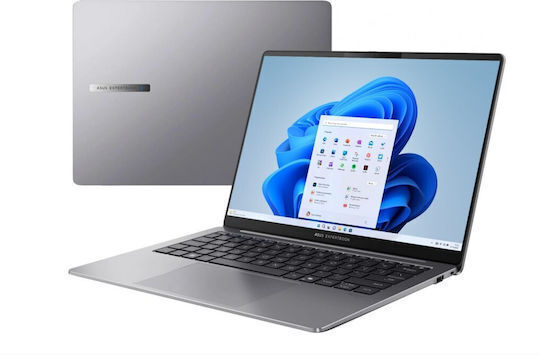 Asus ExpertBook 14" QHD+ (Ultra 5-226V/16GB/1.0TB SSD/No OS) (US Keyboard) view 2