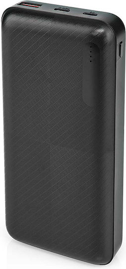 Nedis UPBKPD20000 Power Bank 20000mAh 18W with USB-A Port and USB-C Port Power Delivery Black