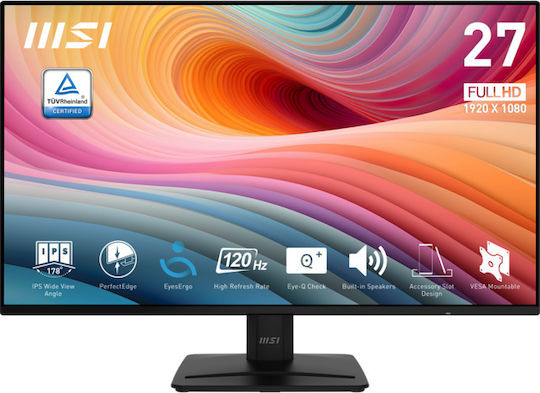 MSI Pro MP271A E2 IPS Monitor 27" FHD 1920x1080 with Response Time 4ms GTG