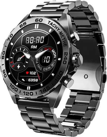 Bea-fon 501 Stainless Steel Smartwatch (Black) view 1