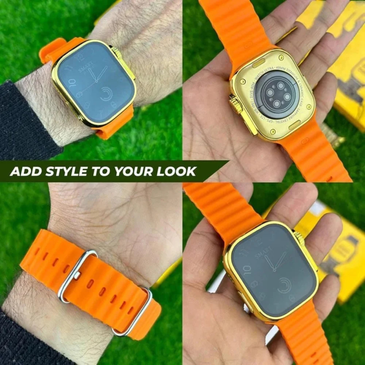 C9 Ultra 2 Smartwatch (Orange) view 2