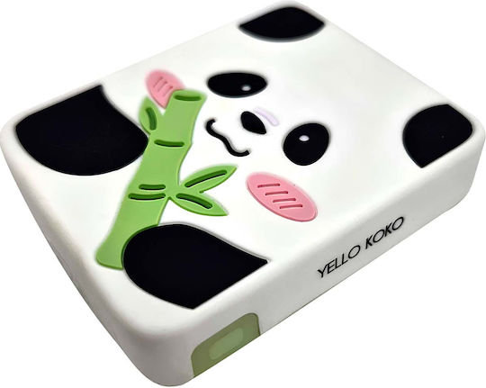 Yello Koko MagSafe Power Bank 5000mAh 15W with USB-A Port and USB-C Port White view 2