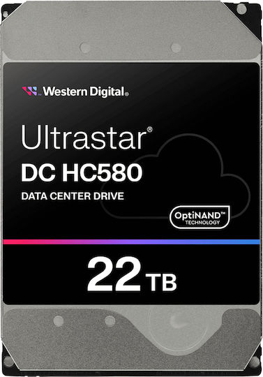 Western Digital Ultrastar DC HC580 22TB HDD Hard Drive 3.5" SATA III 7200rpm for Server 0F62785 view 2