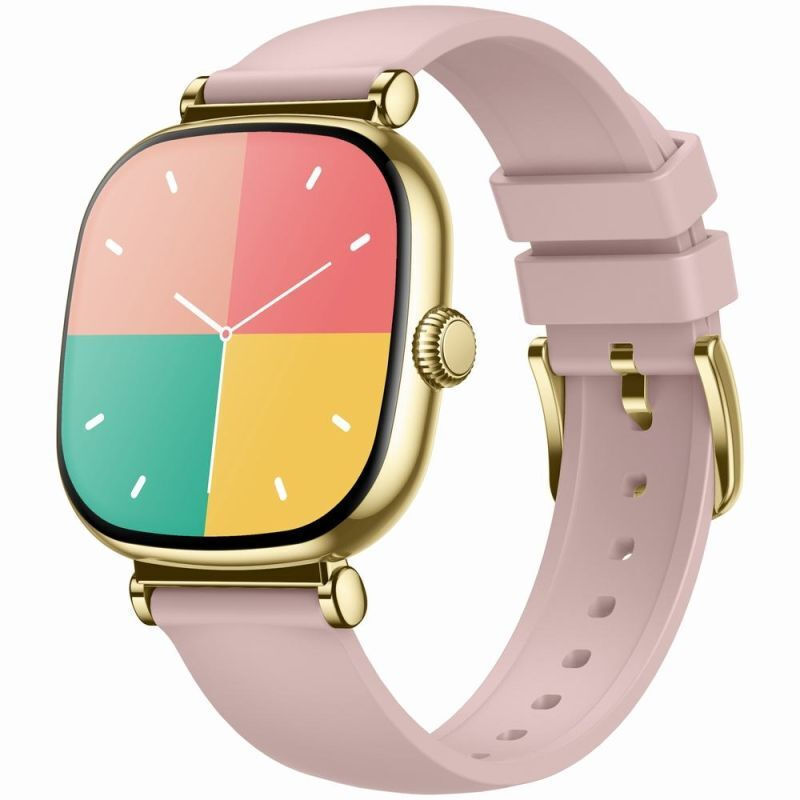 Gravity GT32-1 41mm Smartwatch with Heart Rate Monitor (Golden) view 4