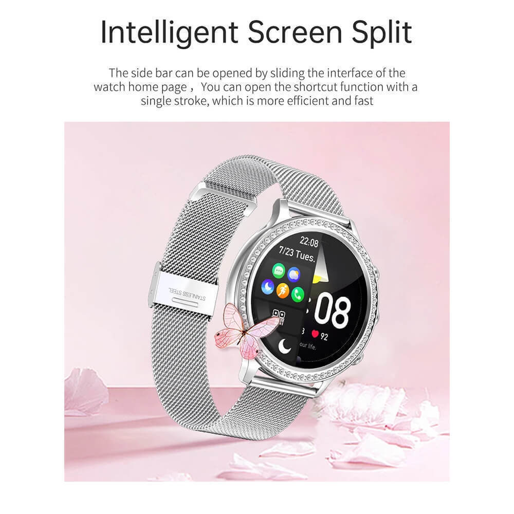 Microwear I70 Smartwatch with Heart Rate Monitor (Purple) vue 5