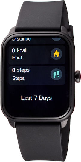 Oxette 11X07-00336 Smartwatch with Heart Rate Monitor (Black) view 3