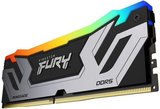 Kingston Fury Renegade RGB 48GB DDR5 RAM with 2 Modules (2x24GB) and 8400 Speed for Desktop (KF584CU40RSAK2-48) vue 4
