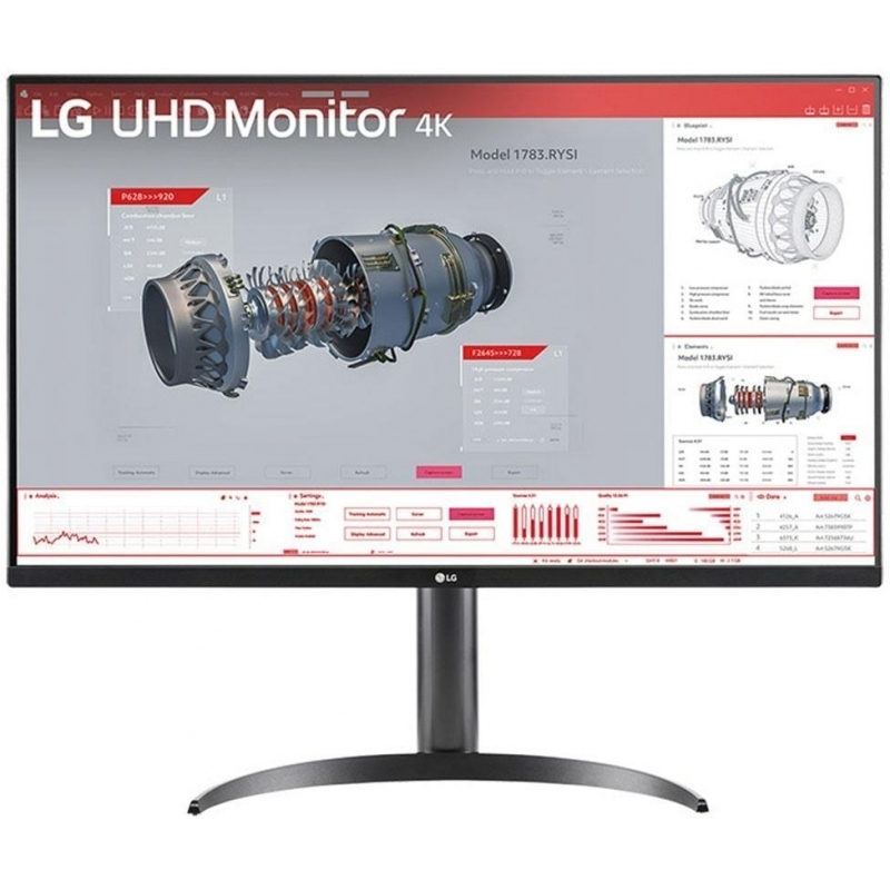 LG 32BR55UK-B Monitor 31.5" 4K 3840x2160 view 1