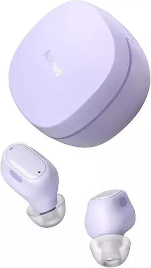 Baseus Bowie WM01 In-ear Bluetooth Handsfree Earphones with Charging Case Purple