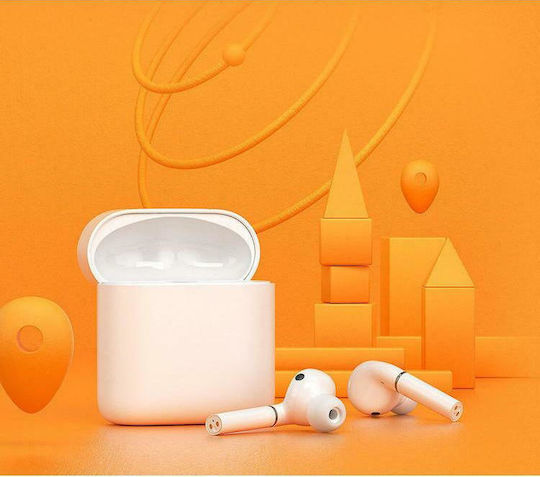 Haylou T19 In-ear Bluetooth Handsfree Earphones with Charging Case White view 2