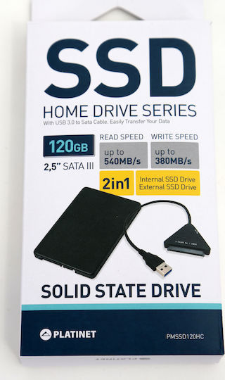 Platinet HomeLine SSD 120GB 2.5'' SATA III Connection PMSSD120HC view 1